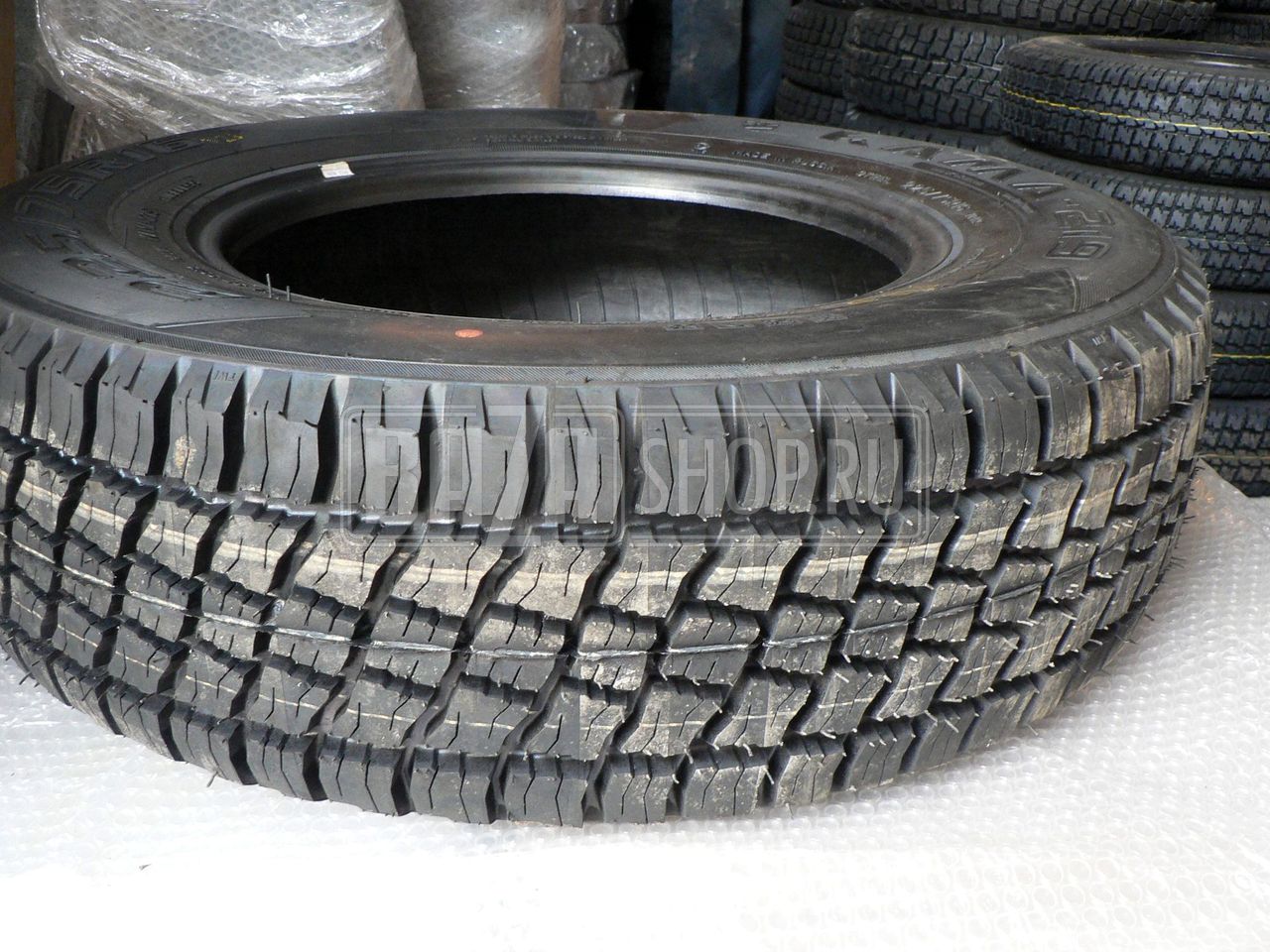 Шина R16 225/75 Кама-219 б/камерная (УАЗ) "НкШЗ" / Кама-219